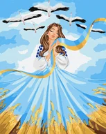 Malowanie po numerach - Ideyka Malowanie po numerach - Wszystko Ukrainą 40x50cm - miniaturka - grafika 1