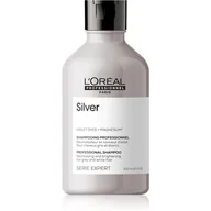 Szampony do włosów - Loreal Professionnel Professionnel Serie Expert Silver srebrny szampon do włosów siwych 300 ml - miniaturka - grafika 1
