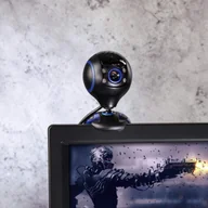 Kamery internetowe - Kamera internetowa HAMA uRage Rec 200 HD, 720p, mikrofon, czarna - miniaturka - grafika 1