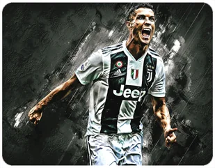 PODKŁADKA POD MYSZKĘ CRISTIANO RONALDO + IMIĘ 23x19CM DO LAPTOPA - Podkładki pod mysz - miniaturka - grafika 1