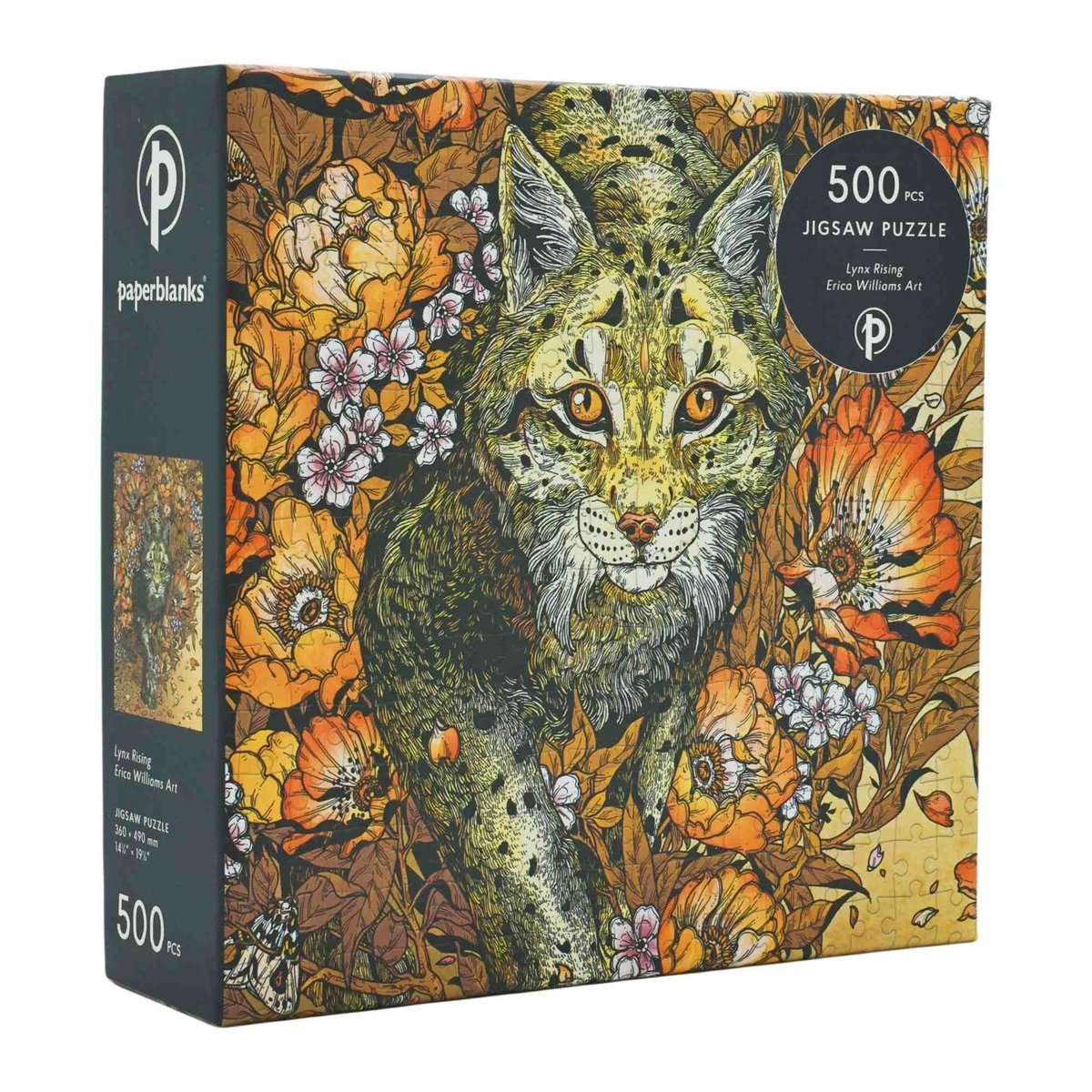 Puzzle 500 Pc Lynx Rising Erica Williams Art