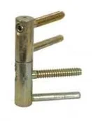 Zawiasy, okucia i inne akcesoria - ZAWIAS WKRĘCANY REGULOWANY OCYNKOWANY 16MM - miniaturka - grafika 1