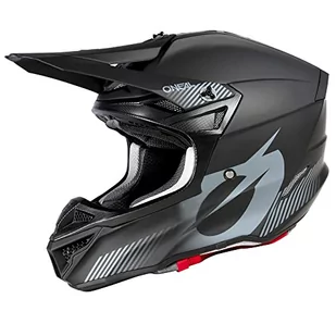 O'NEAL | Kask Motocross | MX Enduro | 2 powłoki zewnętrzne & 2 EPS dla większego bezpieczeństwa, powłoka ABS, ECE 22.06 | 5SRS Polyacrylite Helmet SOLID V.23 | Dorosły | Czarny | Rozmiar S (55/56 cm) - Kaski motocyklowe - miniaturka - grafika 1
