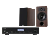 Zestawy stereo - Rotel A12 MkII (czarny) + Tesi 3 (mokka) - miniaturka - grafika 1