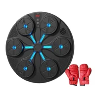 Rękawiczki dla dzieci - Maszyna do boksu muzycznego, trener boksu Sanda, relaksująca, montowana na ścianie tarcza reakcyjna Czarne rękawiczki dziecięce - miniaturka - grafika 1