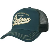 Czapki i chusty sportowe męskie - Czapka Trucker Since 1865 by Stetson, petrolowy, One Size Big - miniaturka - grafika 1