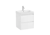 Szafki łazienkowe - Roca Ona Umywalka z szafką Unik 55x46 cm biały A851687509 - miniaturka - grafika 1