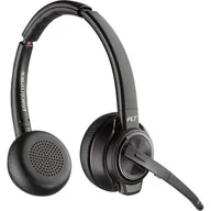 Słuchawki - Poly Savi 8220-M UC USB-A Stereo DECT czarne - miniaturka - grafika 1