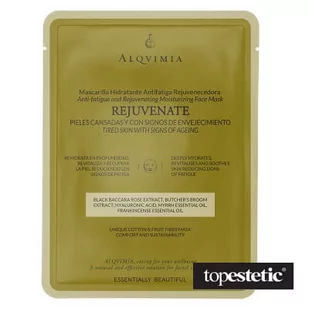 Alqvimia Alqvimia EB Rejuvenate Face Mask Maska z włókien bawełnianych i owocowych, odmładzająca 1 szt. - Maseczki do twarzy - miniaturka - grafika 1