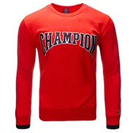 Bluzy męskie - Champion bluza męska czerwona klasyczna 215748-S21-RS011 S - miniaturka - grafika 1