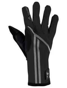 Rękawiczki rowerowe zimowe z palcami Vaude Posta - czarne-rozm. 9 - Rękawiczki rowerowe - miniaturka - grafika 1