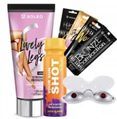 Balsamy i kremy do opalania - Soleo Lovely Legs 135ml Mocny Bronzer Do Opalania Nóg + Gratisy - miniaturka - grafika 1