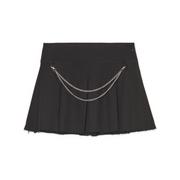 Spódnice - Cropp - Czarna plisowana spódnica mini - Czarny - miniaturka - grafika 1