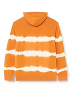 Bluzy męskie - s.Oliver Big Size Męska bluza z długim rękawem, pomarańczowa, XXL, pomarańczowy, XXL - miniaturka - grafika 1