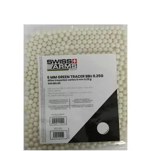 Kulki Cybergun SWISS ARMS Białe 0.25gr 500 szt - Amunicja i osprzęt ASG - miniaturka - grafika 1