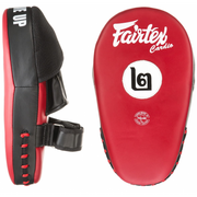 Tarcze i łapy - Fairtex Łapy Tarcze Tajskie FMV12 &quot;Hybrid Cardio&quot; Zakrzywione Red/Black 2 Sztuki - miniaturka - grafika 1