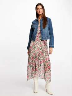 Morgan Kurtka jeansowa 231-VPOMI Niebieski Regular Fit - Kurtki damskie - miniaturka - grafika 1