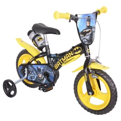 Rower dziecięcy DINO BIKES Batman 12 cali dla chłopca | Bezpłatny transport