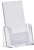 Akcesoria do reklamy - Stojak na ulotki DL / A6 plexi odlewany C110 - miniaturka - grafika 1