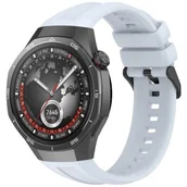 Akcesoria do smartwatchy - SILIKONOWY PASEK DO HUAWEI WATCH GT5 PRO 46MM BIAŁY - miniaturka - grafika 1