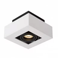 Lampy sufitowe - Italux Plafon CASEMIRO kol biały czarny IT8001S1-WH/BK) - miniaturka - grafika 1