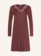 Bielizna nocna - Hanro Koszula Nocna Lilith braun - miniaturka - grafika 1