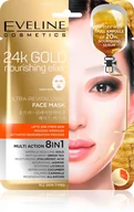 Maseczki do twarzy - Eveline Gold Intensywnie rewitalizująca maska do twarzy w płacie 1 szt. - miniaturka - grafika 1