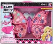 Zabawy w naśladowanie dorosłych - MOTYL SKŁADANA KASETKA Z AKCESORIAMI DO MAKIJAŻU STYLIZACJI 77024 - miniaturka - grafika 1