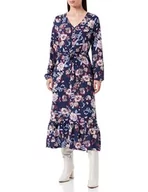 Sukienki - ONLY Damska sukienka Onlnova Life L/S Amy Long AOP PTM, Patriot Blue/Aop:341 Augusta Fleur, L - miniaturka - grafika 1