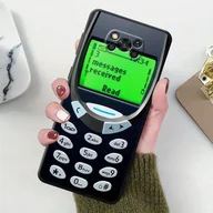 Etui i futerały do telefonów - TEMU Stylizowane etui na telefon komórkowy do różnych modeli Xiaomi Poco, w tym X3 NFC, F3, F5 i innych, z czarną pokrywą z TPU. - miniaturka - grafika 1