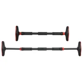 Poręcze i drążki do podciągania - Drążek do podciagania Majestic Sport GYMrod 65-100 cm czarny - miniaturka - grafika 1