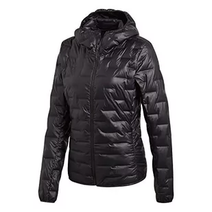 adidas Damska kurtka W Light Down Ho czarny Negro 36 - Kurtki damskie - miniaturka - grafika 1