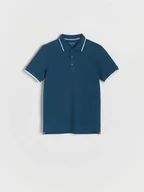 Koszulki dla chłopców - Reserved - T-shirt polo - granatowy - miniaturka - grafika 1