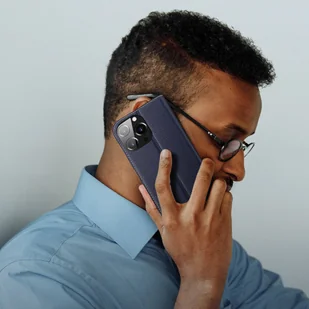 Dux Ducis Skin X2 etui do iPhone 14 Pro pokrowiec z magnetyczną klapką niebieski - Etui i futerały do telefonów - miniaturka - grafika 11