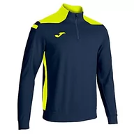 Bluzy męskie - Joma Męska bluza z kapturem Championship Vi Granatowy neonowy żółty Talla Normal 101952321 - miniaturka - grafika 1