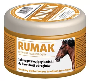 Vetos-Farma Vetos-Farma RUMAK Żel rozgrzewający dla koni 250g 44842-uniw - Akcesoria jeździeckie - miniaturka - grafika 1