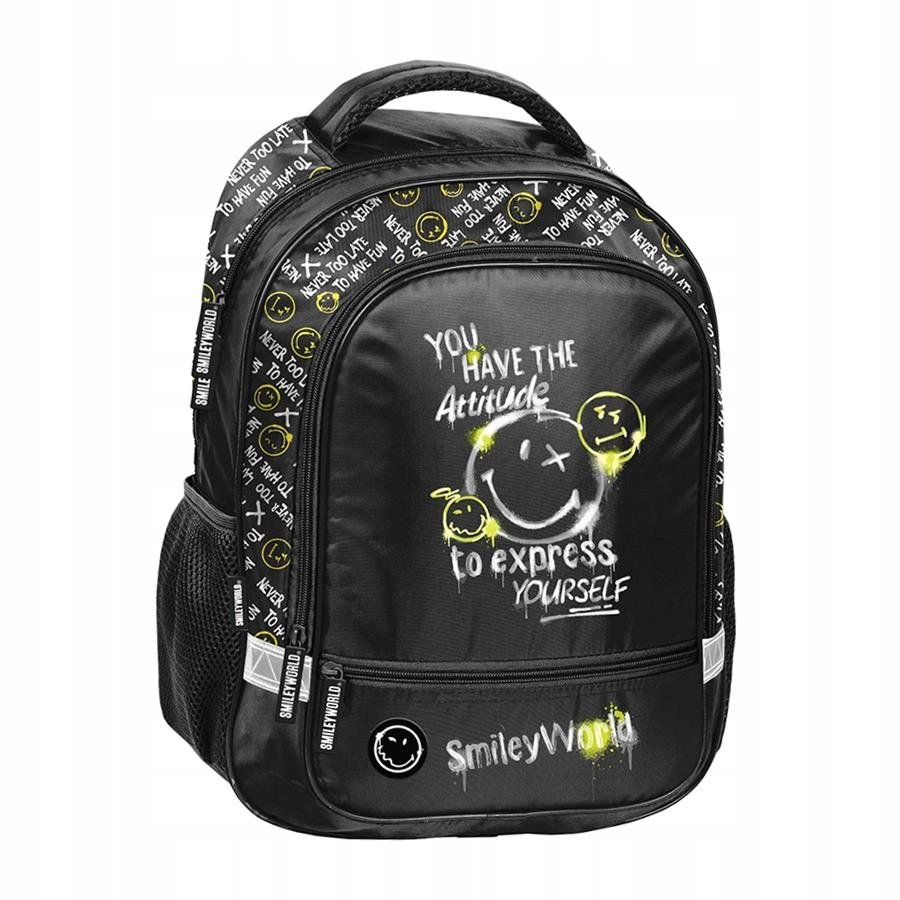 Plecak 2-KOMOROWY Smiley SM25LT-260