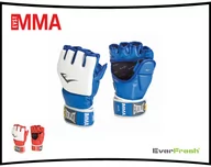 Rękawice bokserskie - Everlast Skórzane rękawice MMA L/XL BLUE - miniaturka - grafika 1