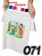 Koszulki męskie - Koszulka Dziecięca Z Nadrukiem Heidi Bajki Różne Wzory - M 134-140 - miniaturka - grafika 1