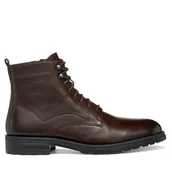 Botki męskie - Kozaki Geox U Redclif U56LXA 0003C C6009 Brązowy - miniaturka - grafika 1