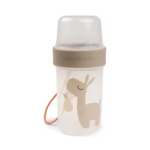Done by Deer Pojemnik na Przekąski Dwustronny L Lalee Sand - Miseczki i talerzyki dla dzieci - miniaturka - grafika 1