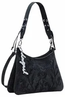 Torebki damskie - Desigual Damska torebka Romeo_Kwiatowa, Shoulder, Czarny (Black) - miniaturka - grafika 1