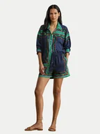 Spodenki damskie - LAUREN RALPH LAUREN Szorty materiałowe 200B20822001 Granatowy Regular Fit - miniaturka - grafika 1