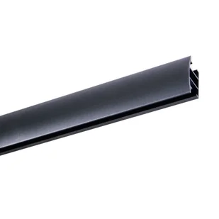 Profil płaski aluminium black 200 cm - Akcesoria do wystroju okien - miniaturka - grafika 1