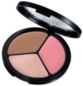 Róże do policzków - IsaDora Paleta modelująca kontur twarzy 10 Sun Glow Róż 18.0 g - miniaturka - grafika 1