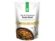 Kasza - AUGA Bio Grain Bowl z bezglutenowych płatków owsianych z ciecierzycą, ananasem i przyprawami curry, 250 g - miniaturka - grafika 1