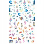 Ozdoby do paznokci - Naklejki do paznokci samoprzylepne MORSKIE F649 5903764410861 - miniaturka - grafika 1