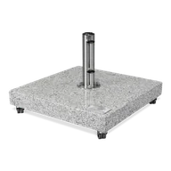 Parasole ogrodowe - Mobilny stojak na parasole 140 kg - granitowy z kółkami - miniaturka - grafika 1