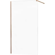 Ścianki i drzwi prysznicowe - Mexen Kioto ścianka prysznicowa 130 x 200 cm, transparent 8 mm, różowe złoto - 800-130-101-60-00 - miniaturka - grafika 1