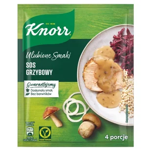 Knorr Ulubione Smaki Sos grzybowy 46 g - Majonezy i dressingi - miniaturka - grafika 1